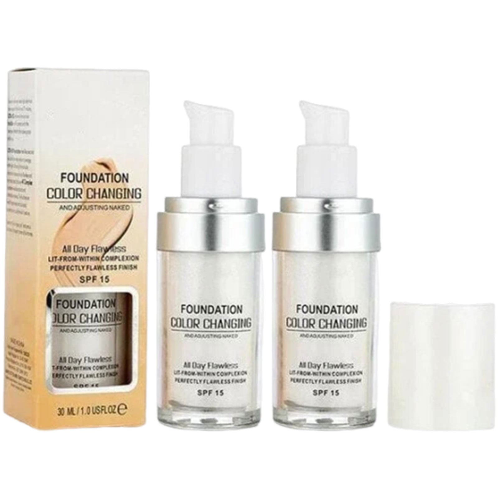 TLM Colour Changing Liquid Foundation Hides Wrinkles & Lines, 30ml BB