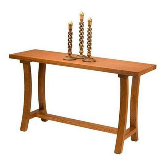 TLS by Design 16C-1020-W Hearthstead Lightly Textured-Top Console Table - Weathered Espresso