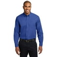 thumbnail image 1 of TLS608 Tall Men's L/S Shirt - Royal/ Classic Navy - 2X-Large Tall, 1 of 2