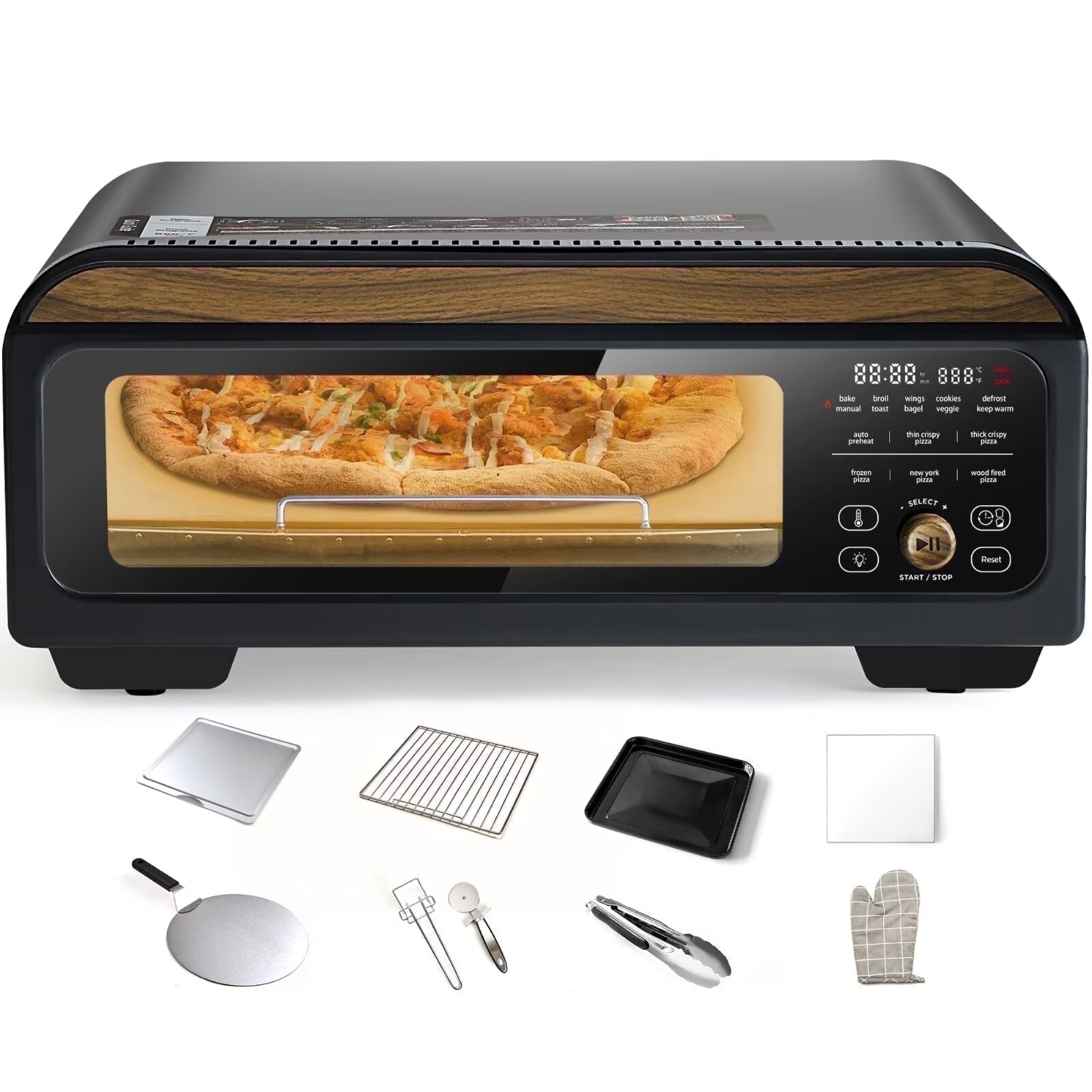 MICOTヴィンテージ陶器Pizza PEPPERONI6枚セット Amazon.com: Cuisinart CPO-700 Grill Top Pizza Oven Kit