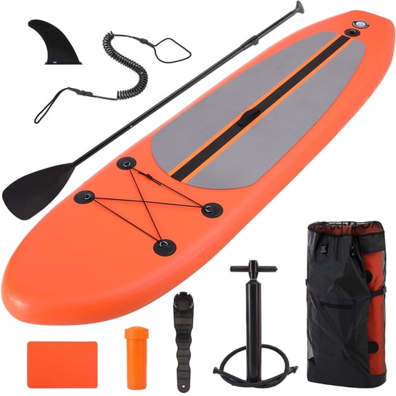 TLSUNNY 10' Inflatable Stand up Paddle Board 5.9" Thick with Premium SUP Paddle Board Accessories for All Skill Levels