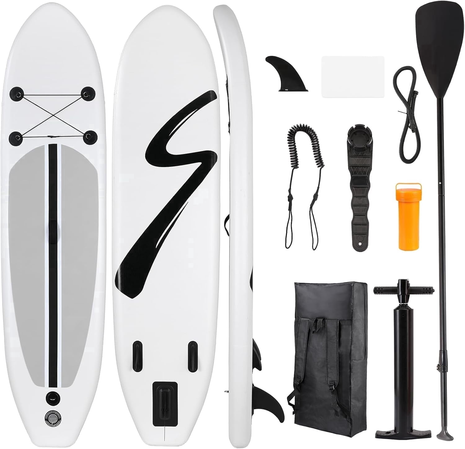 TLSUNNY 10ft Inflatable Stand up Paddle Board 5.9'' Thick SUP Paddle Board with Premium SUP Accessories