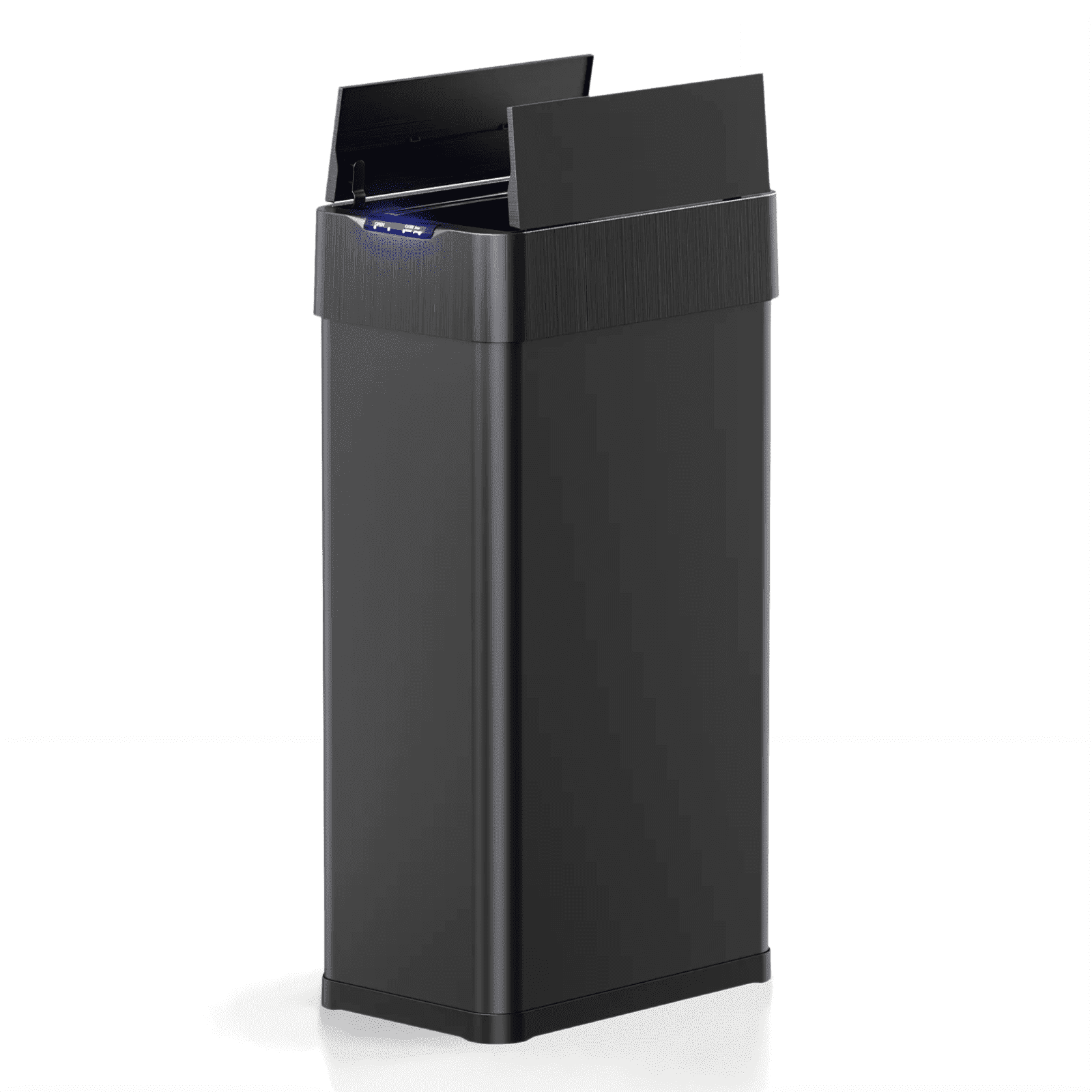 TLSUNNY 18.5 Gallon Automatic Trash Can for Kitchen, Stainless Steel with Soft-Close Butterfly Lid, Sensor Garbage Can