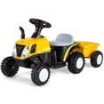 thumbnail image 1 of TLSUNNY 6V Kids Ride On Tractor Toy, Electric Vehicle W/ Detachable Trailer, Music, Headlights, Foot Pedal Control, Ideal Gift for Toddlers, 1 of 9