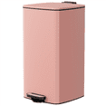 thumbnail image 1 of TLSUNNY 8 Gal Square Trash Can, Stainless Steel Step Garbage Bin, Soft-Close Lid & Removable Inner Bucket for Kitchen, Office, Home, 1 of 9