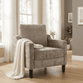 thumbnail image 1 of TLSUNNY Accent Chair, Mid Century Modern Reading Chair, Upholstered Armchair with Removable Cover, Comfy Single Sofa Side Chair for Office, Apartment, Small Room, 1 of 11