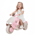 thumbnail image 1 of TLSINNY Kids Ride-On Motorcycle 6V Battery Powered Pink with LED Lights and Non-Slip Tires, 1 of 10