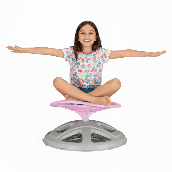 TLSUNNY Kids Sensory Swivel Chair, Spinning Chair, with Non-Slip Design, Training Body Coordination