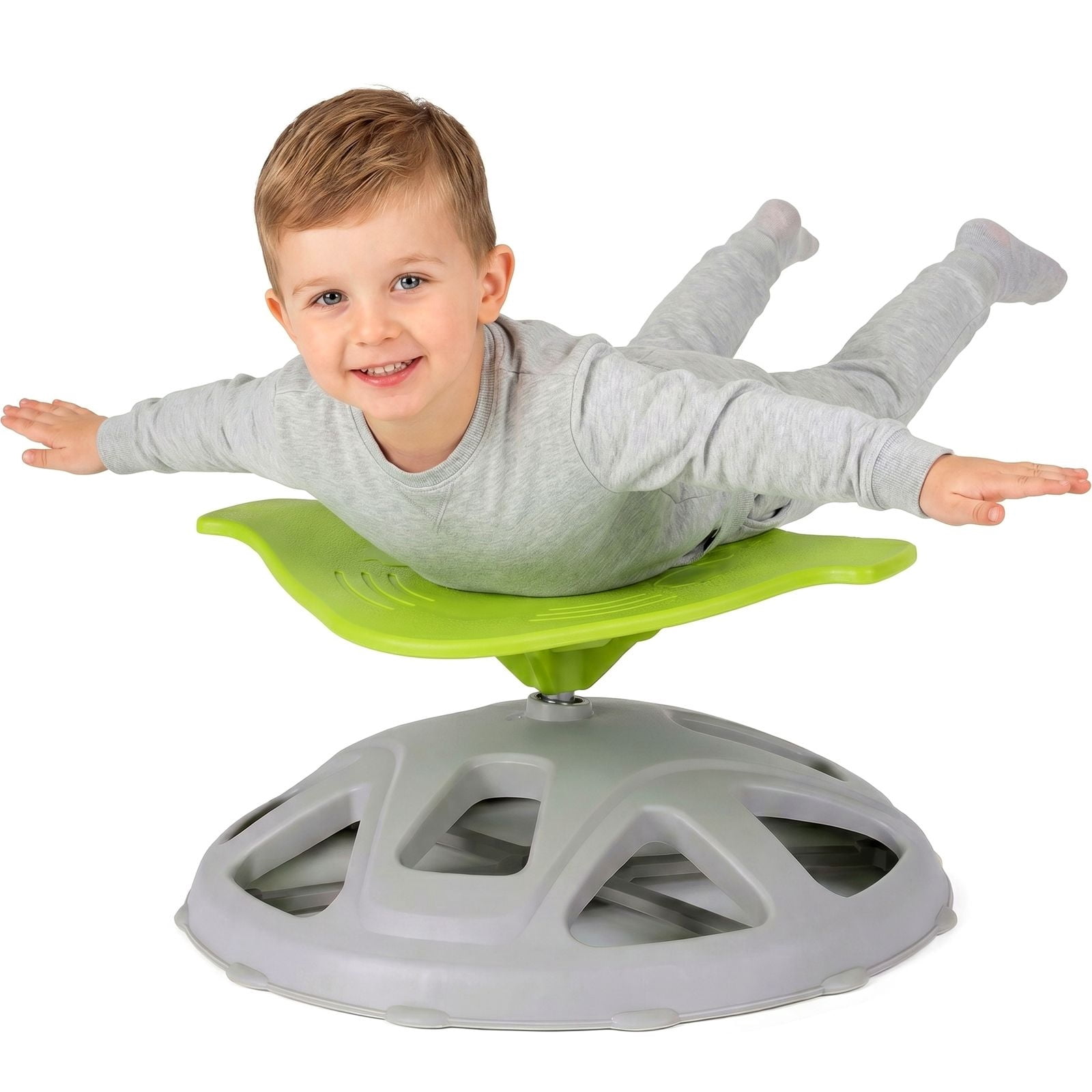 TLSUNNY Spinning Chair for Autistic Kids, Manta-Shaped Sensory Swivel Chair, 360° Sit and Spin Toys w/Upgraded Base, Body Coordination, 220 LBS Load