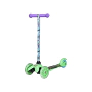 Teenage Mutant Ninja Turtles Light up Wheels Tilt and Turn Toddler Scooter, 3 Wheel Kick Scooter for Kids Ages 3+, Green