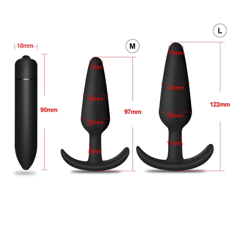 TLUDA 3PCS 3PCS Silicone Anal Plug Trainer Kit, Butt Plugs, Buttplug Sex Toys for Women, Men,M-L-Black - Walmart.com TLUDA 3PCS 3PCS Silicone Anal Plug Trainer Kit, Butt Plugs, Buttplug Sex Toys for Women, Men,M-L-Black - Walmart.com