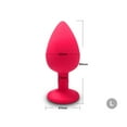 thumbnail image 1 of TLUDA 1PCS Anal Plug Set Anal Toys Butt Plugs for Beginners Women Men,L-Red, 1 of 4