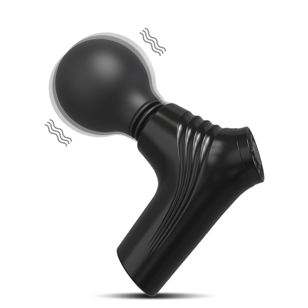 TLUDA Wand Massager Vibrator for Women, Rechargeable Handheld Personal Massager for Neck Shoulder Back,Black
