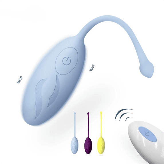 TLUDA Women Vibrating Egg Wearable Panty Vibrator with Remote Control,Wireless G Spot Stimulator Sex Toys for Women Blue