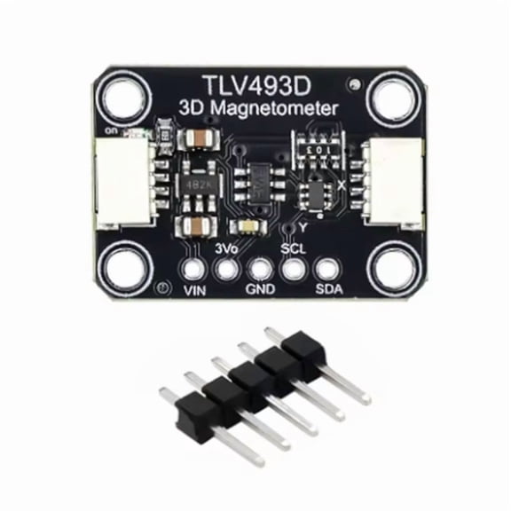 TLV493D 3 Axis Magnetometer Sensor Module Board Replacement For Accurate Magnetic Field Detection Motion Tracking