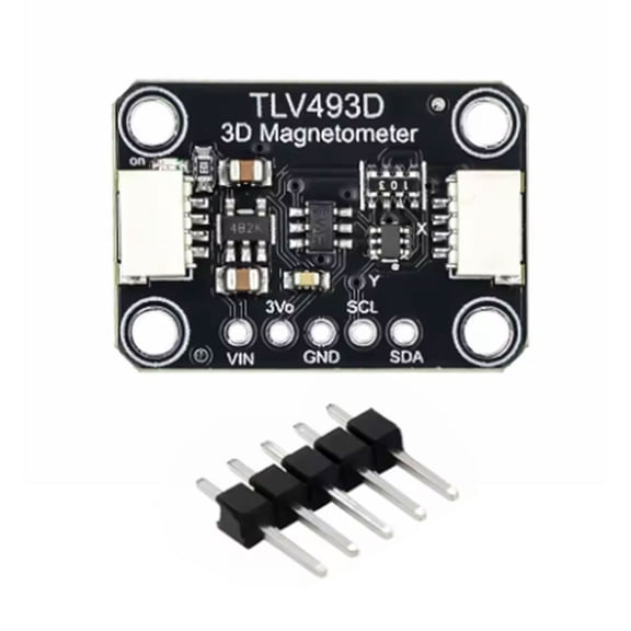 TLV493D 3D Magnetic Field Sensors Module Magnetometer Sensors Board For Engineers Hobbyists Electronics Accessories