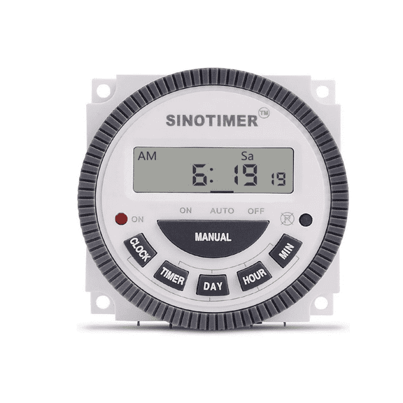 TM-619-1 Multipurpose Programmable Digital Timer With Remove Battery Inp:120V