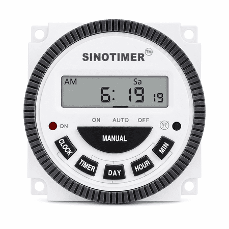 TM-619-3 sinotimer Multipurpose Programmable Digital Timer With Remove Battery Input 24V