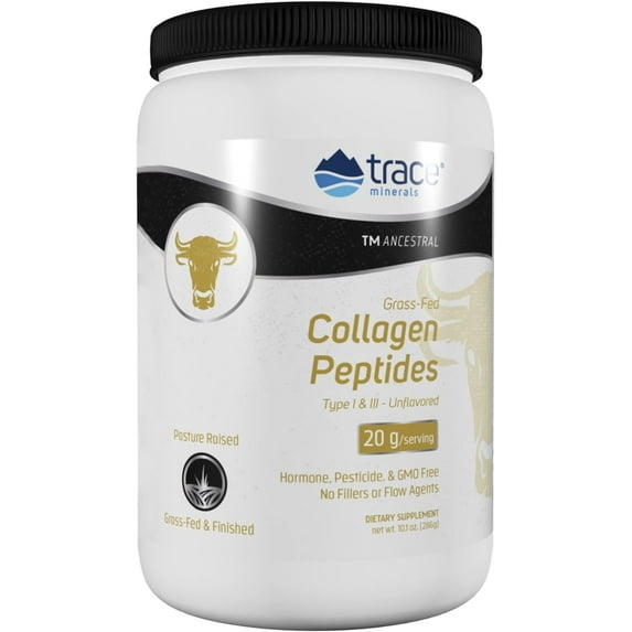TM ANCESTRAL Collagen Peptides | Unflavored | Supports Healthy Bones, Joints, Skin, Hair, Nails, & Gut | Type I & III Collagen with Nutrients Required for Collagen Synthesis | 286g (14 servings)