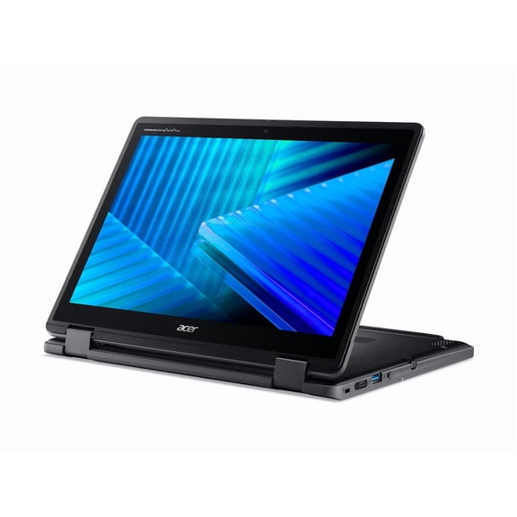 Acer TravelMate B3 Spin 12 12.2" Touchscreen 2-in-1 Laptop, Intel N-Series N150, 4GB RAM, 128GB SSD, Windows 11 Pro Education, TMB312RN-31-C86V