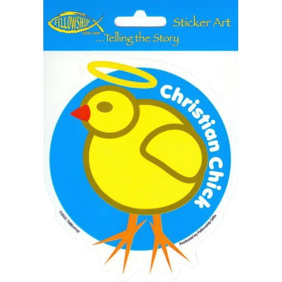 TM Bishop - Cute Little Christian Chick - Sticker / Decal
