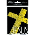 thumbnail image 1 of TM Bishop - Jesus Stone Cross - Vinyl Sticker Decal - for Backpack, Laptop, Cars, 1 of 1