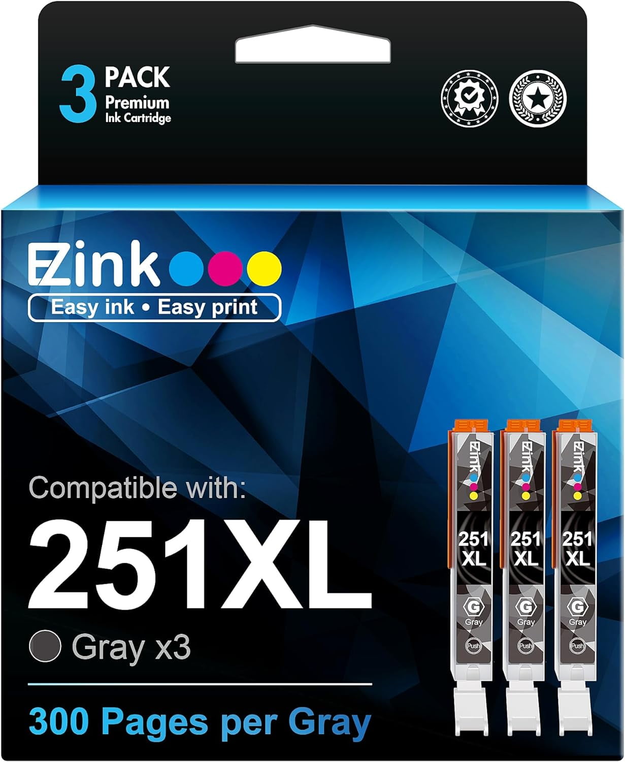 (TM Compatible Ink Cartridge Replacement for Canon CLI-251XL CLI 251 XL ...