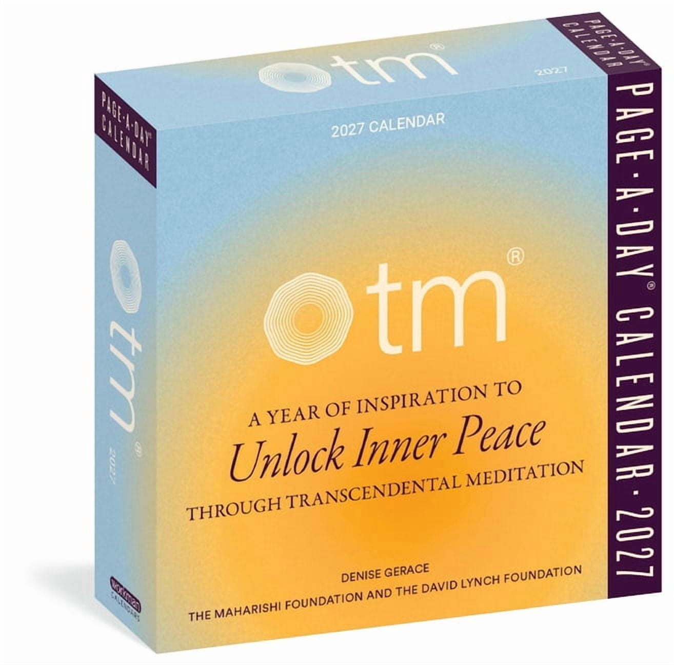 TM (Transcendental Meditation) Page-A-Day(r) Calendar 2027: A Year of Inspiration to Unlock Inner Peace Through Transcen, (Paperback)