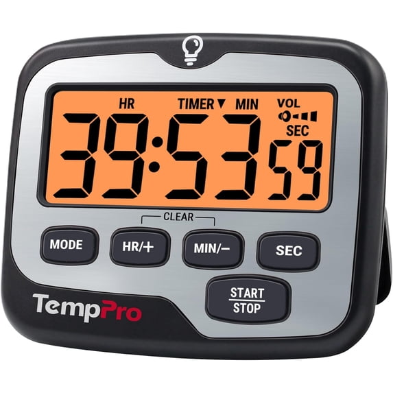 TM01 s for Cooking with Count Up Countdown Timer, Digital Timer for Kids Students with Touch Backlight, Study Timers for Classroom Teacher Supplies(Previously ThermoPro)
