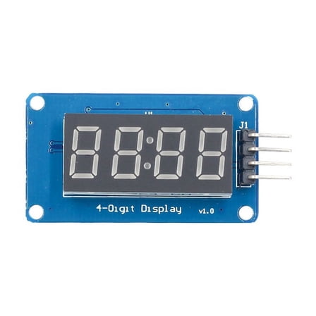 TM1637 4-Bits LED Display Module for , 0.36 Inch 7-Segment Red Anode Clock Tube & 4 Serial Driver Board