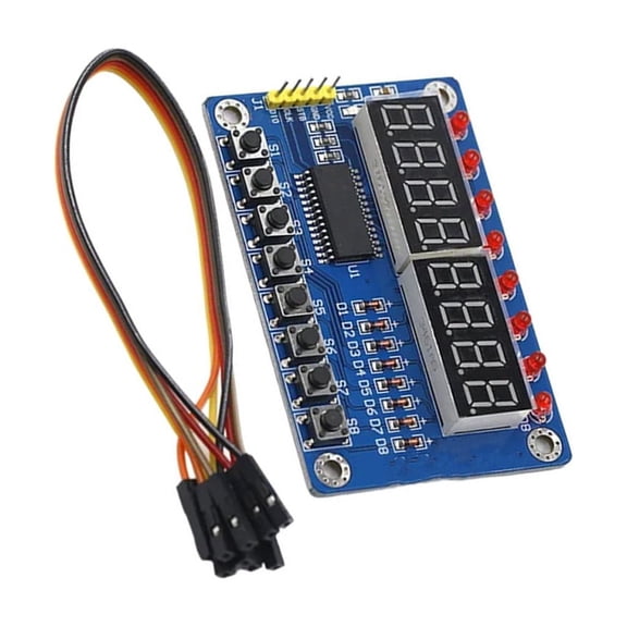 TM1638 Digital LED Tube Display Module Digital Tube LEDs And Touch Controls