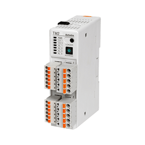 TM2-22RE Autonics 2 channel module, PID temp.controller, Relay Control output, 2 Alarms Sub output