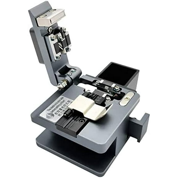 TM20 Fiber Cleaver  CNC Precision Machined Optical Fiber Cleaver with 24 Cleaving Spots & 48000 Cleaves, 3-in-1 Holder for 0.25mm 0.9mm 3.0mm, Auto-Return Fiber Cutter for FTTH Splicing$$