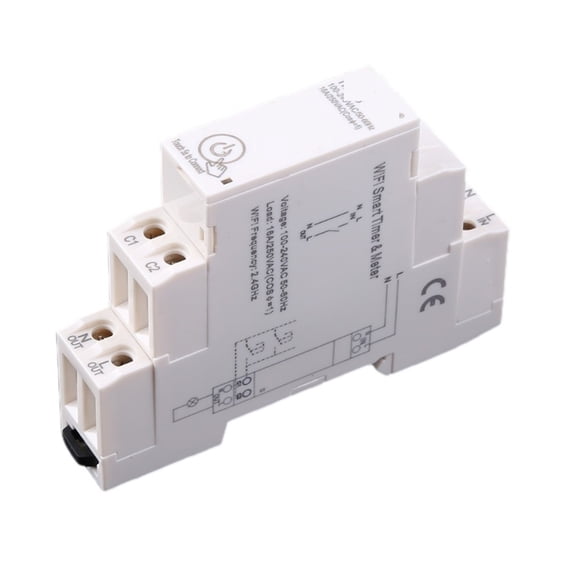 TM608 Single Phase Home Energy Meter With Timer Switch Remote Control By APP Multi-functional Voltage Current Detection Tim ,Safe and Easy