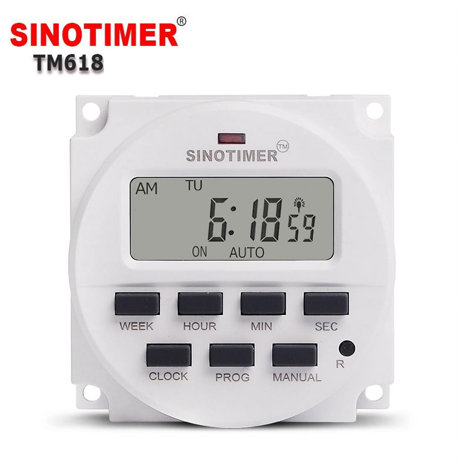 TM618sH2 220VAC 1Second Interval Super Big 1.6 Inch Display 7 Days