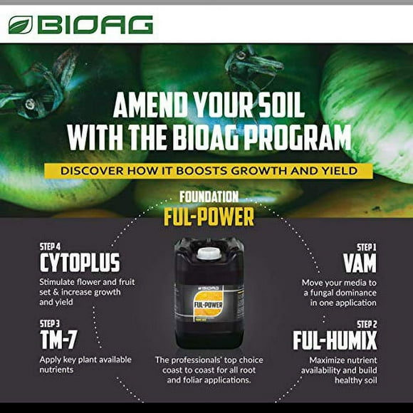 TM7 Organic Humic Acid Soil Conditioner Plus Essential Micronutrients, Dry Amendment for All Plants, S B Co Cu Fe Mn Mo Zn (100 Grams)