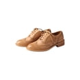 thumbnail image 1 of TMA EYES Baroque Retro carved British Style Lace-up Oxford Women's Casual Leather Shoes, 1 of 5