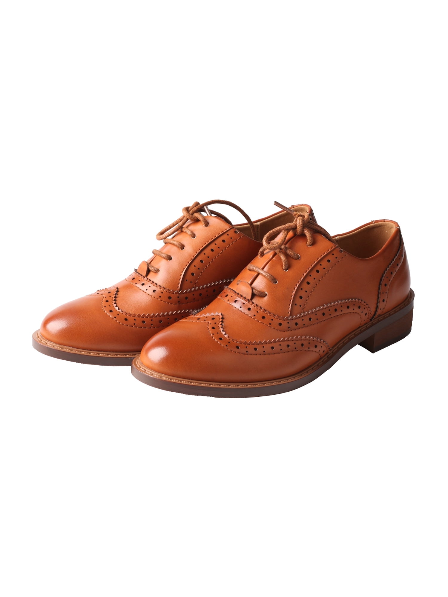 TMA EYES Baroque Retro carved British Style Laceup Oxford Women's