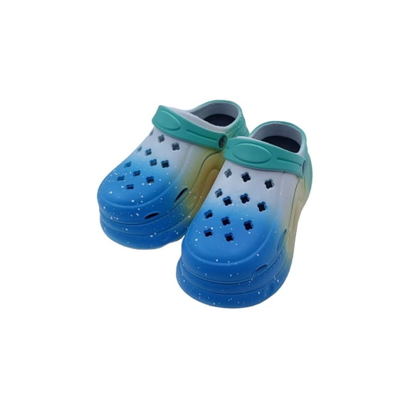 TMA EYES Women's Summer  Outdoor Clogs Waterproof, Slip-Resistant Breathable  Gradient color Garden Shoes