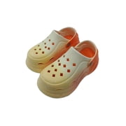 TMA EYES Women's Summer Outdoor Clogs Waterproof, Slip-Resistant Breathable Gradient color Garden Shoes