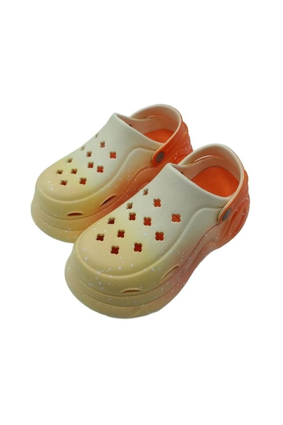 Women's Summer Outdoor Clogs Waterproof, Slip-Resistant Breathable Gradient color Garden Shoes