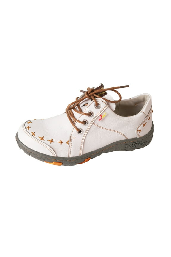 Hand-Stitched Top-Grain Leather Women's Casual Sneakers