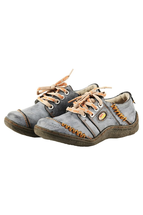 Hand - stitched Laced Shoes