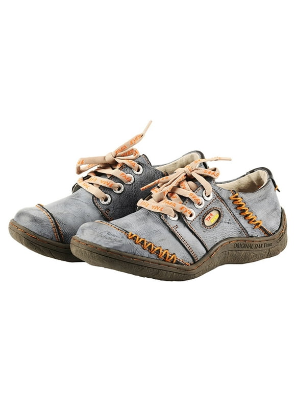 Hand - stitched Laced Shoes