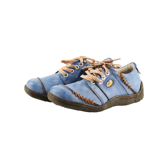 TMA EYES Hand - stitched Laced Shoes