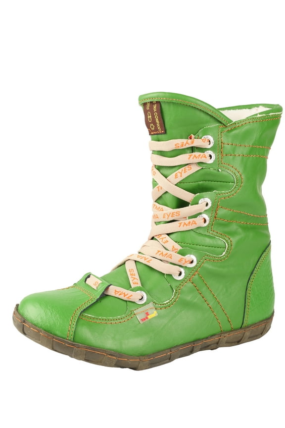 Snake-Embossed Leather and PU Upper Faux Fur Lining Short Flat Boot for Women