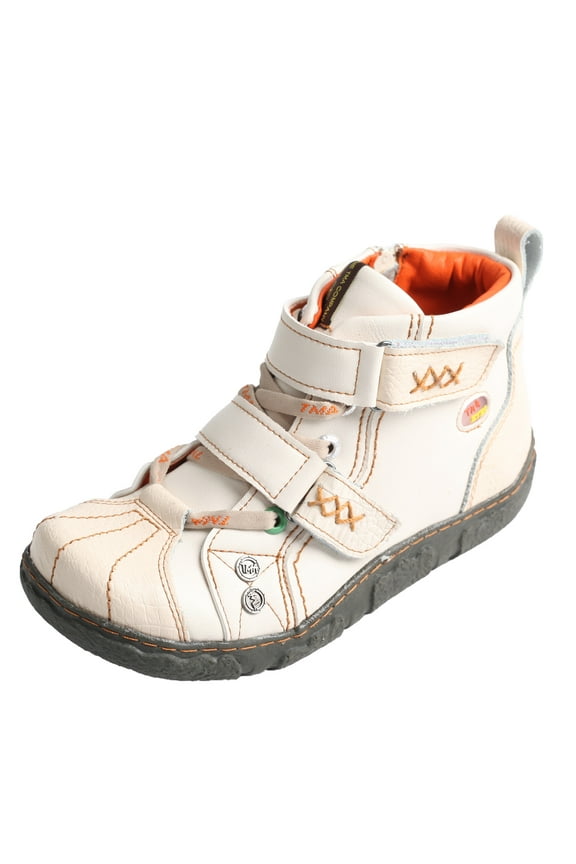 Two-Tone PU Leather Women's Ankle Boots