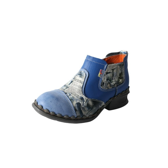 TMA EYES Women's Ankle Booties Shoes Slip on with Zipper for Outdoor