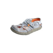 TMA EYES Women's Casual Hook and Loop Breathable Leather Sneaker