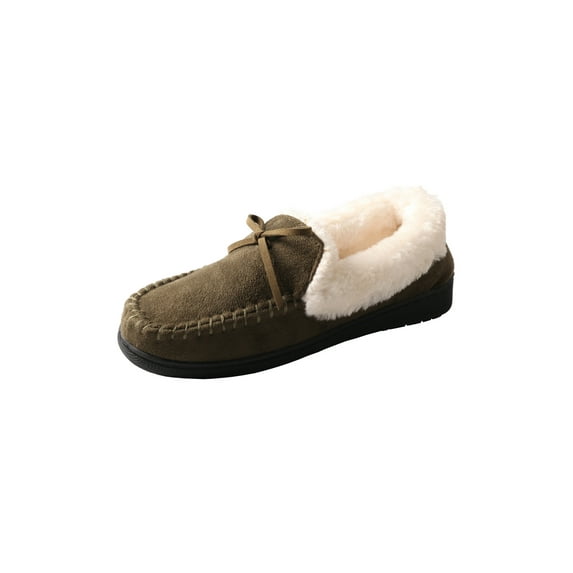 TMA EYES Women's Comfort House Shoes, Ladies' Slippers with Indoor Outdoor Non-skid Rubber Sole